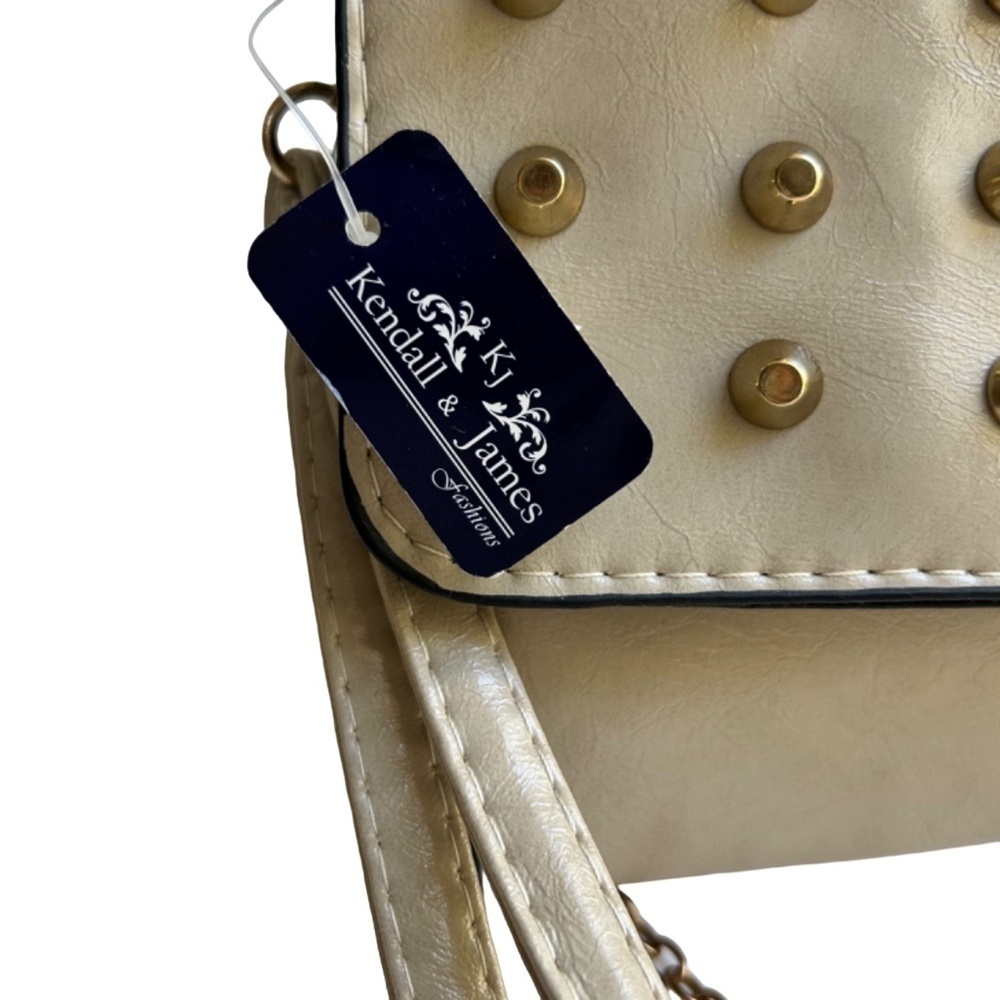 NWT KENDALL & JAMES Studded Clutch Crossbody, Clutch, Wristlet Bag - Picture 4 of 11